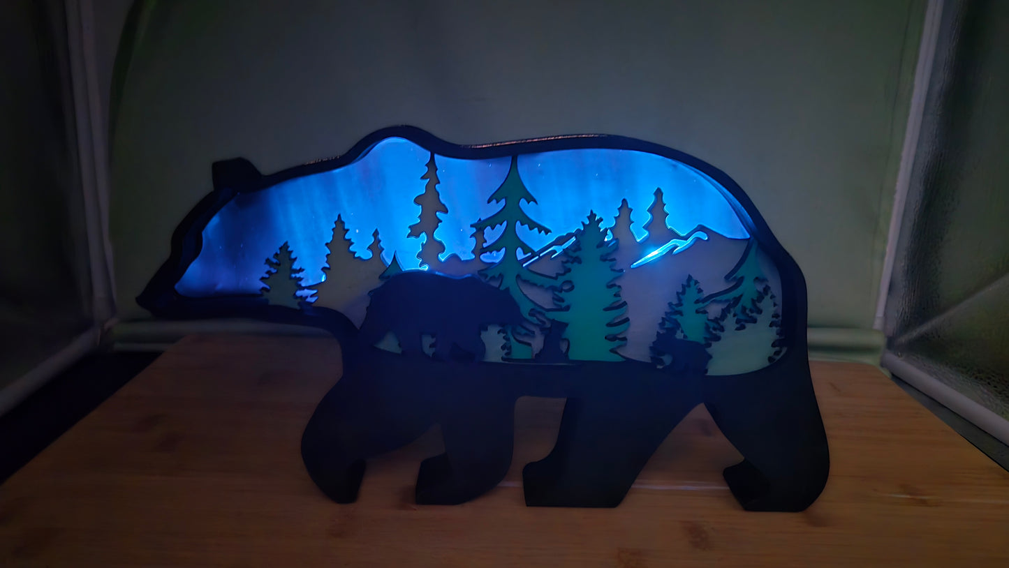 Northern Lights Bear